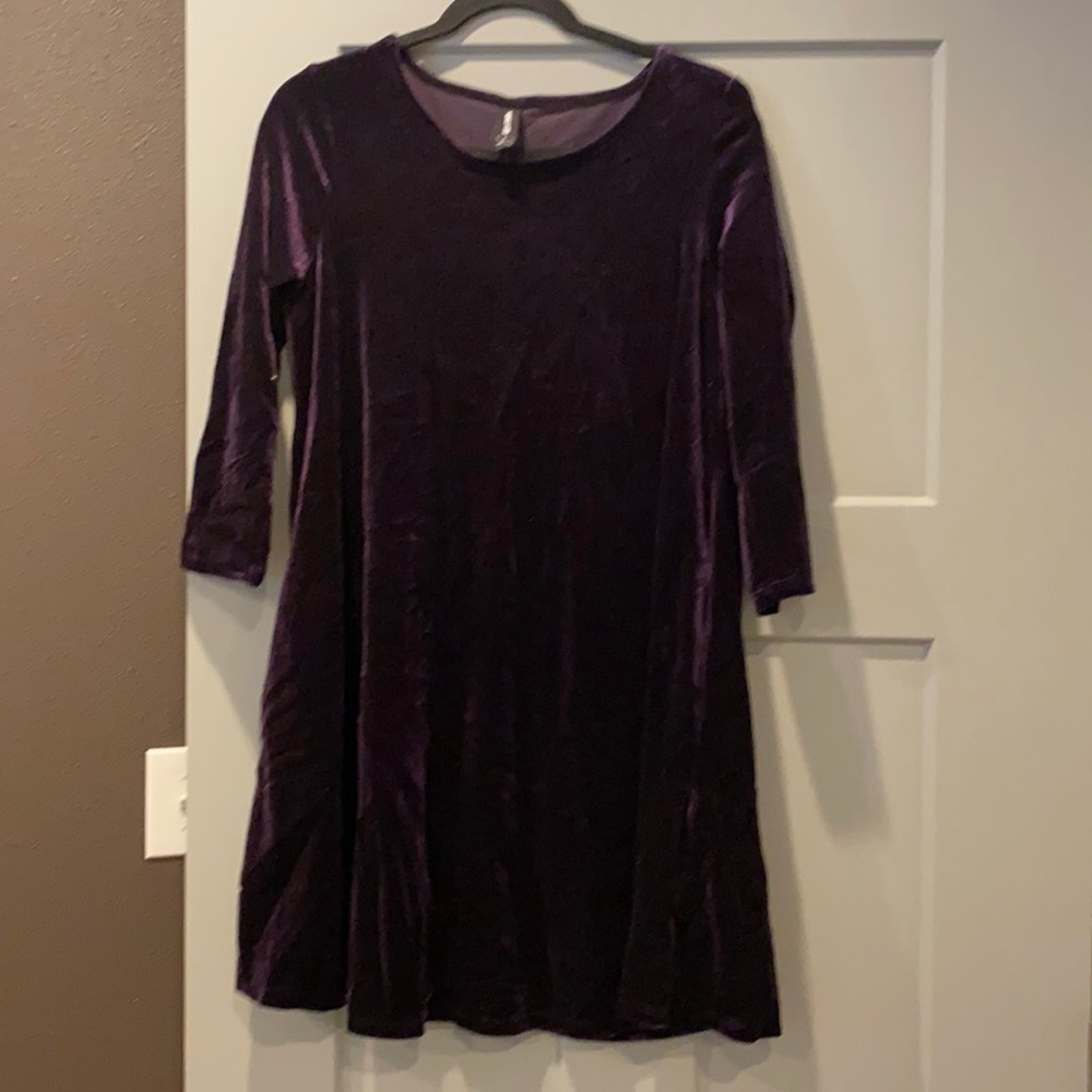 Agnes and Dora L Velvet Tunic/Dress